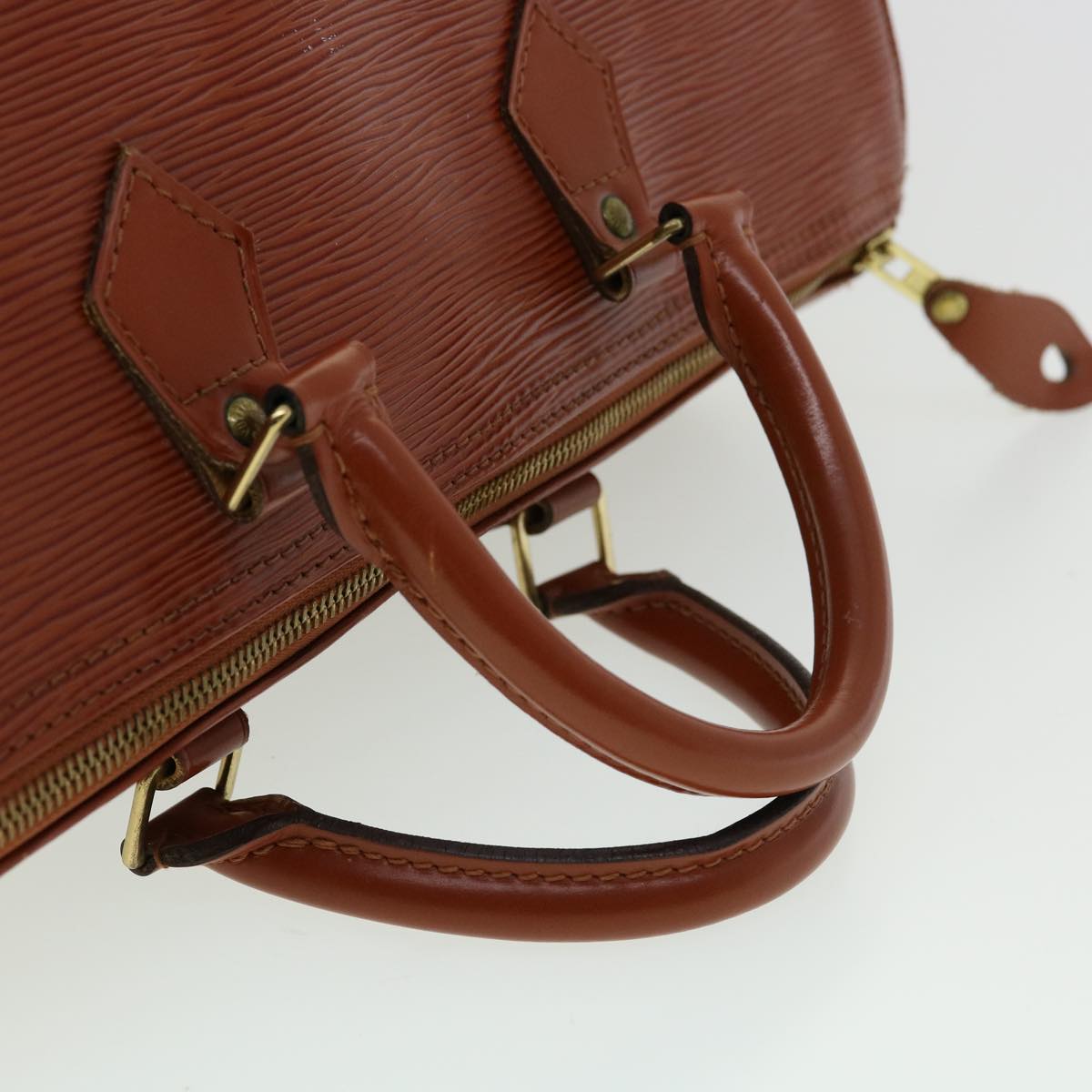 LOUIS VUITTON Epi Speedy 35 Hand Bag Kenia Brown M42993 LV tp525