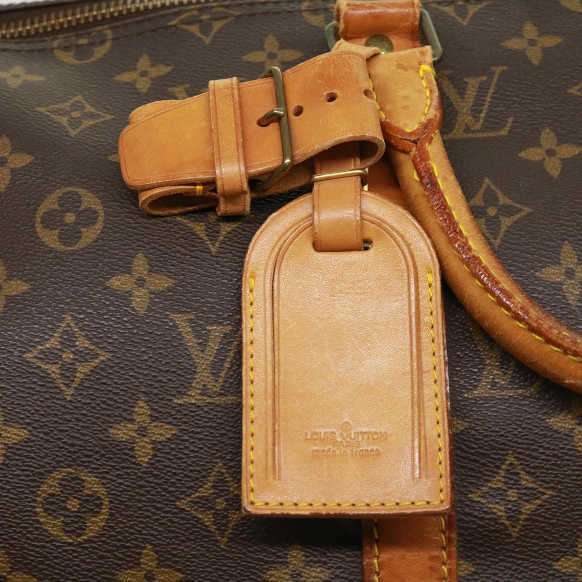 LOUIS VUITTON Monogram Keepall 50 Boston Bag M41426 LV tp538