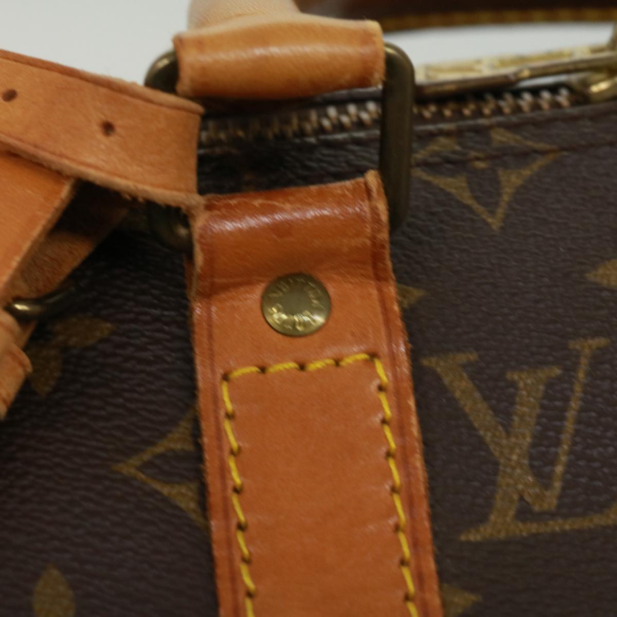 LOUIS VUITTON Monogram Keepall 50 Boston Bag M41426 LV tp538