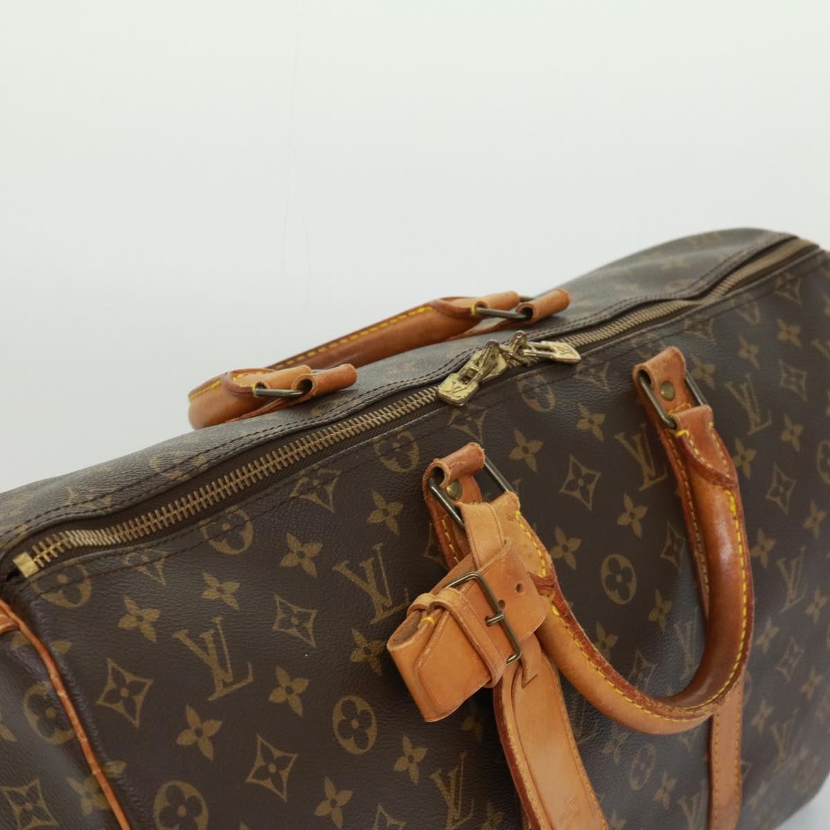 LOUIS VUITTON Monogram Keepall 50 Boston Bag M41426 LV tp538