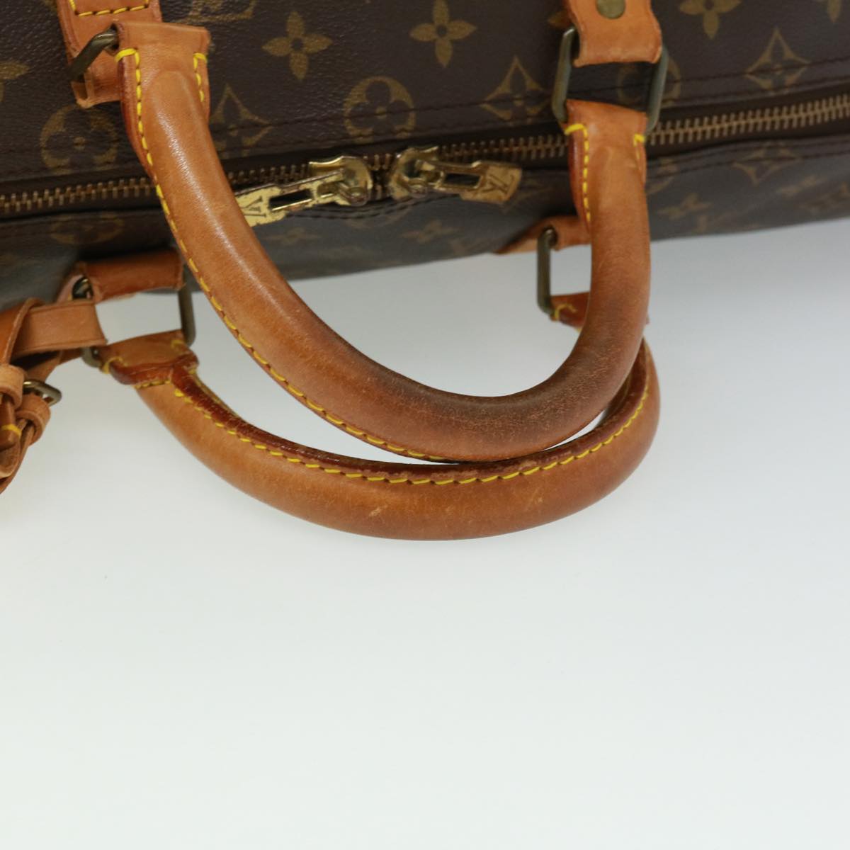 LOUIS VUITTON Monogram Keepall 50 Boston Bag M41426 LV tp538