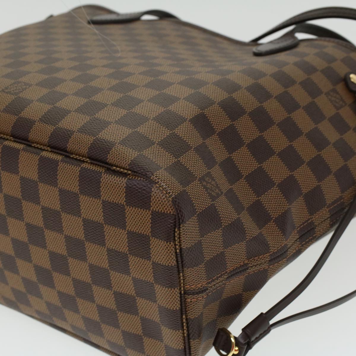 LOUIS VUITTON Damier Ebene Neverfull MM Tote Bag N51105 LV ai684SA