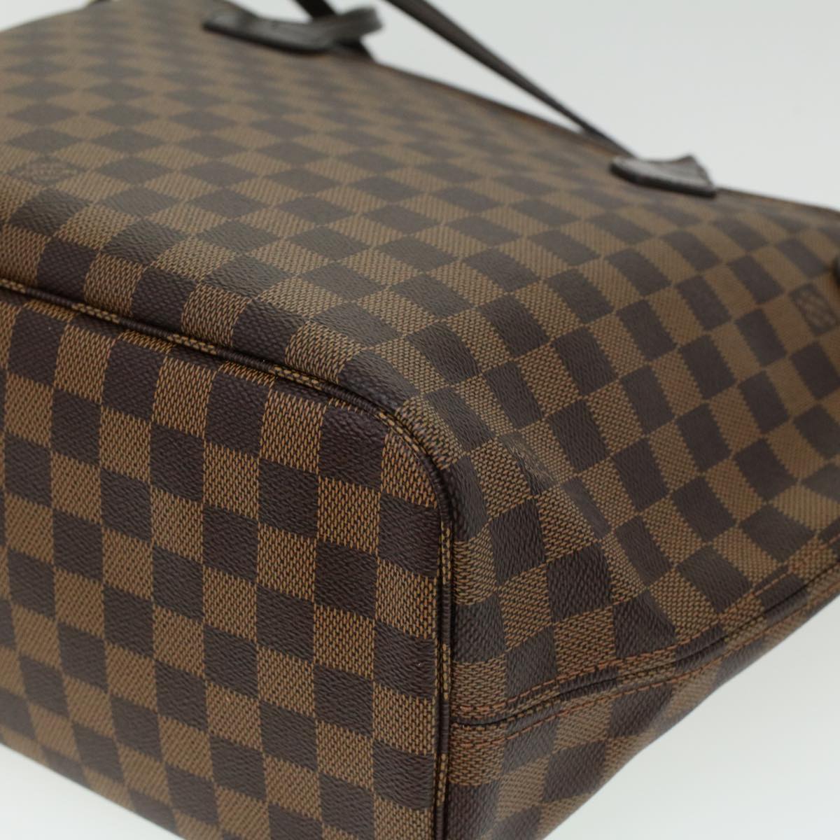 LOUIS VUITTON Damier Ebene Neverfull MM Tote Bag N51105 LV ai684SA