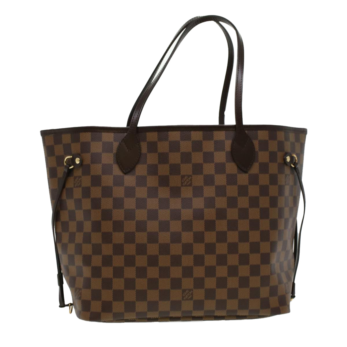 LOUIS VUITTON Damier Ebene Neverfull MM Tote Bag N51105 LV ai684SA