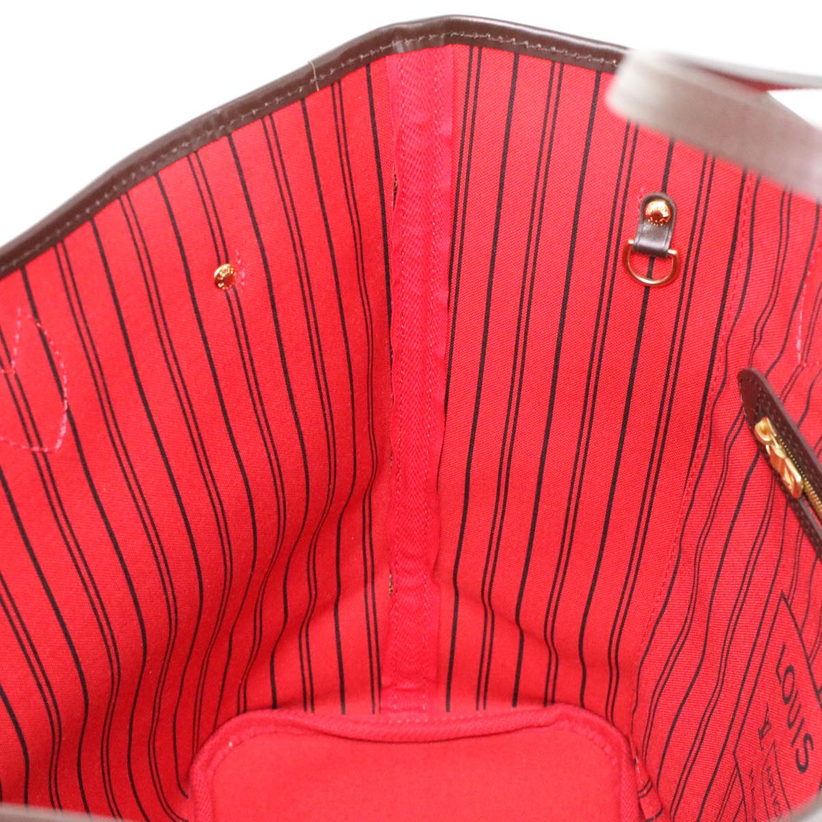 LOUIS VUITTON Damier Ebene Neverfull MM Tote Bag N51105 LV ai684SA