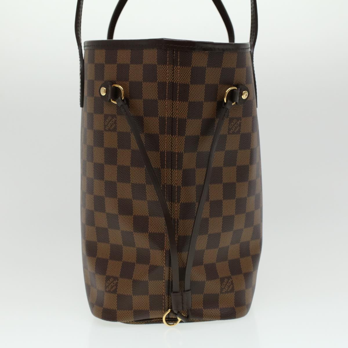 LOUIS VUITTON Damier Ebene Neverfull MM Tote Bag N51105 LV ai684SA