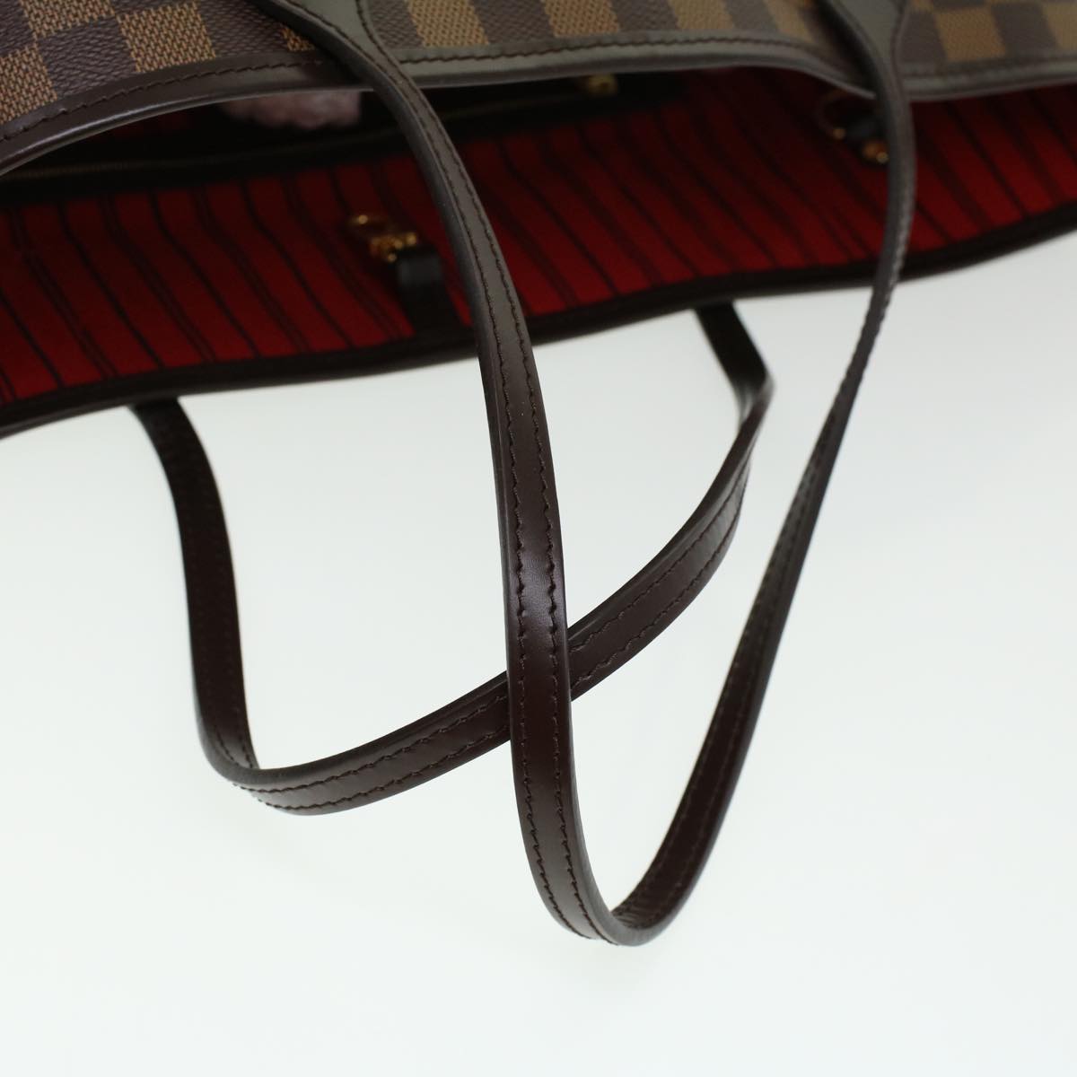 LOUIS VUITTON Damier Ebene Neverfull MM Tote Bag N51105 LV ai684SA