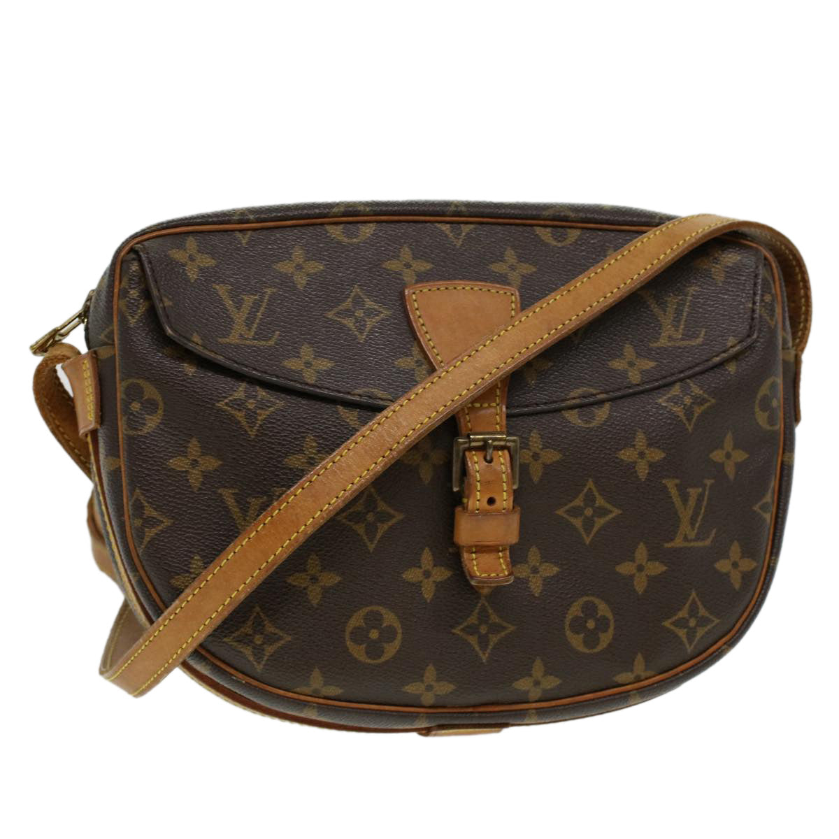 LOUIS VUITTON Monogram Jeune Fille MM Shoulder Bag M51226 LV tp555