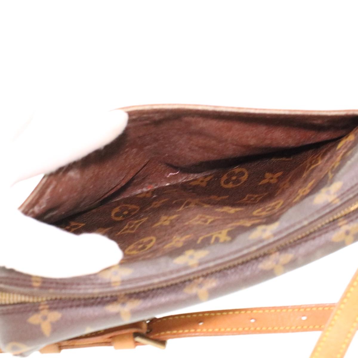 LOUIS VUITTON Monogram Jeune Fille MM Shoulder Bag M51226 LV tp555