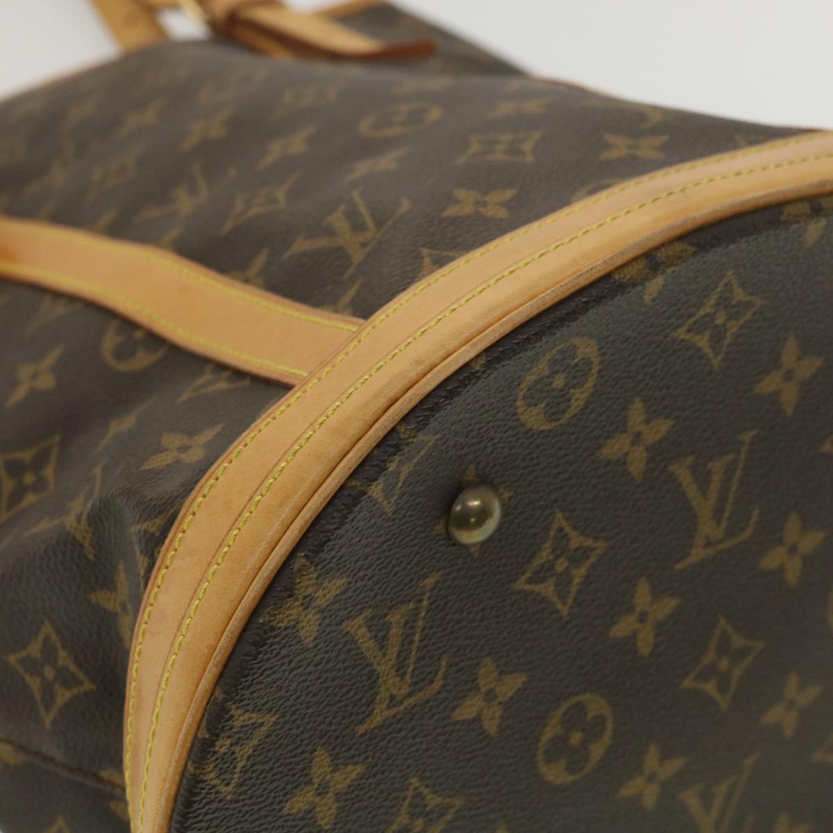 LOUIS VUITTON Monogram Bucket GM Shoulder Bag M42236 LV tp569