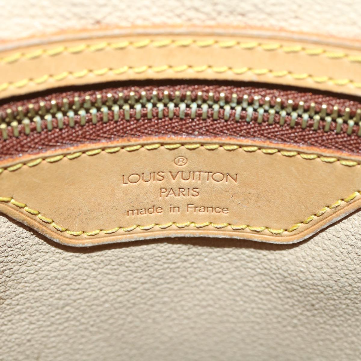 LOUIS VUITTON Monogram Bucket GM Shoulder Bag M42236 LV tp569