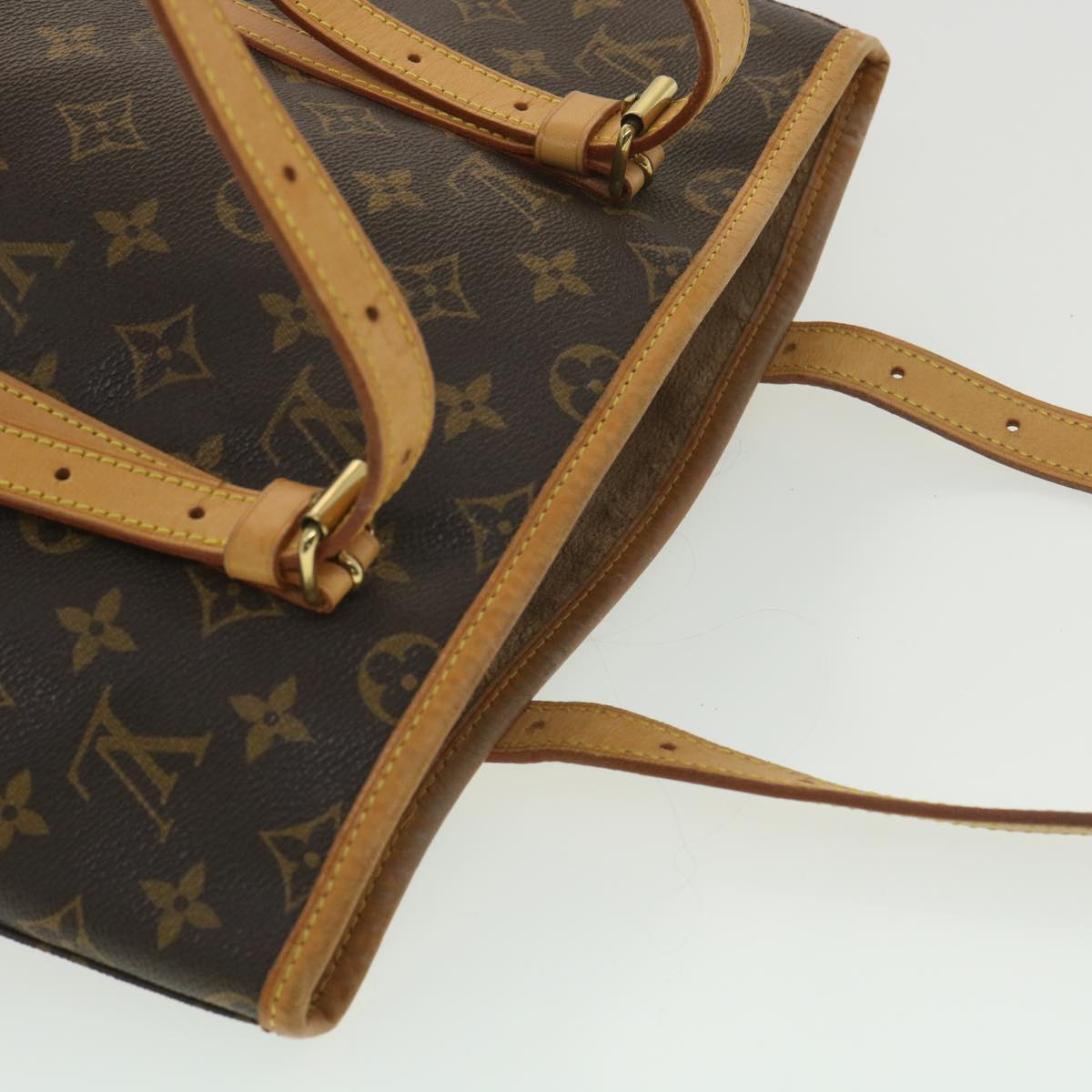 LOUIS VUITTON Monogram Bucket GM Shoulder Bag M42236 LV tp569