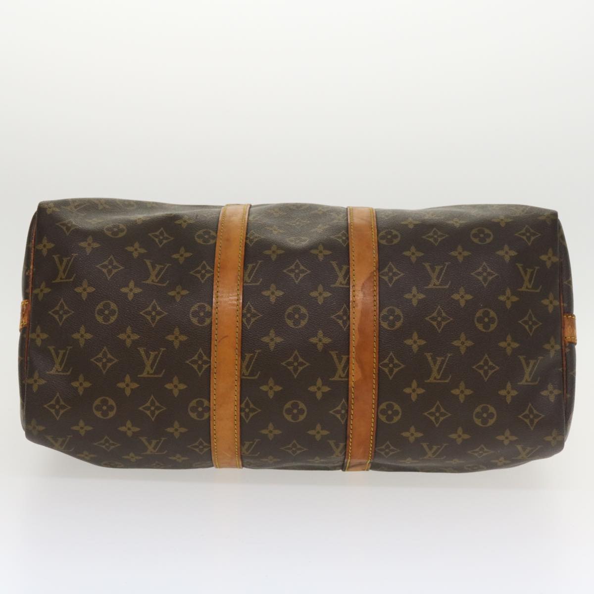 LOUIS VUITTON Monogram Keepall Bandouliere 45 Boston Bag M41418 LV tp575