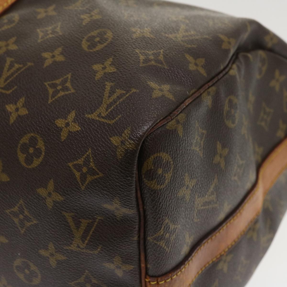LOUIS VUITTON Monogram Keepall Bandouliere 45 Boston Bag M41418 LV tp575
