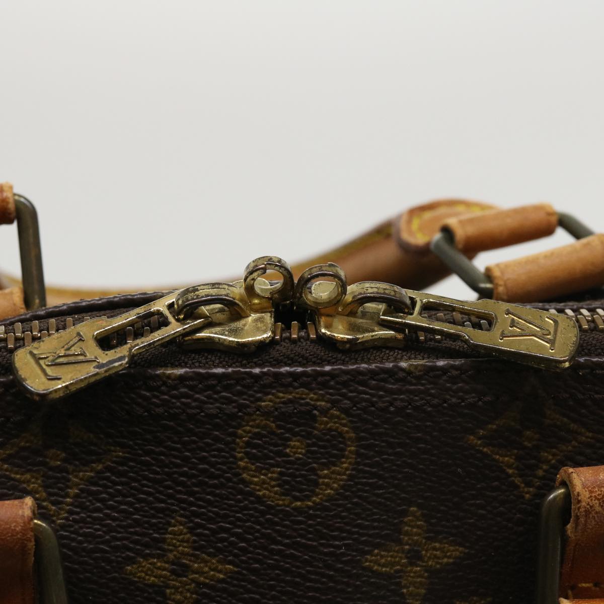 LOUIS VUITTON Monogram Keepall Bandouliere 45 Boston Bag M41418 LV tp575