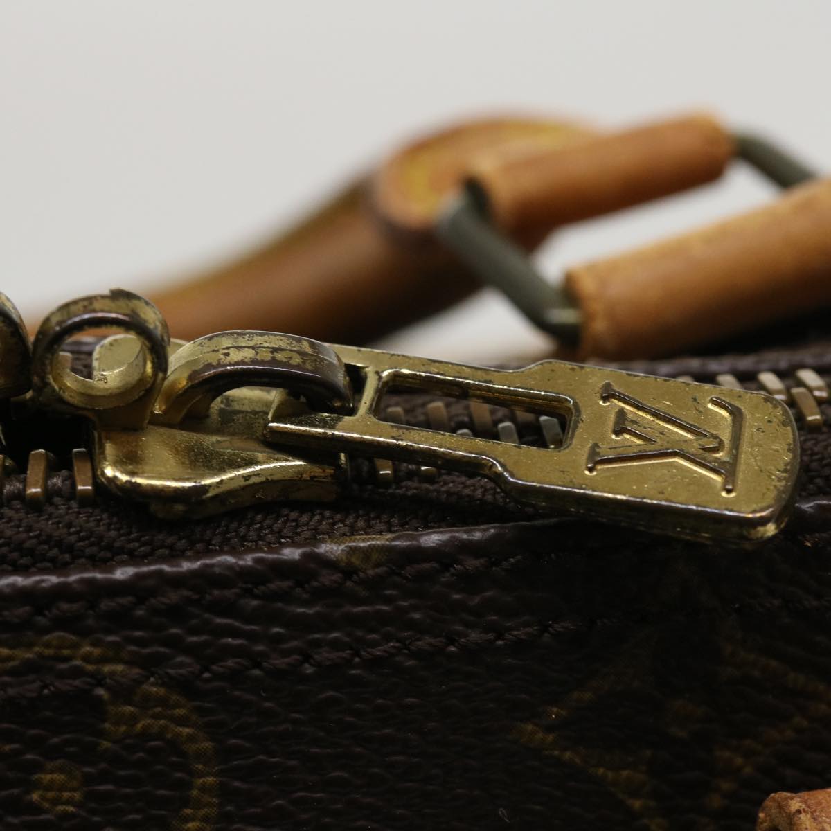LOUIS VUITTON Monogram Keepall Bandouliere 45 Boston Bag M41418 LV tp575