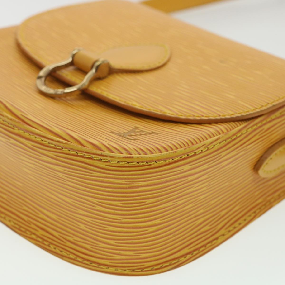 LOUIS VUITTON Epi Saint Cloud PM Shoulder Bag Yellow M52219 LV ai688