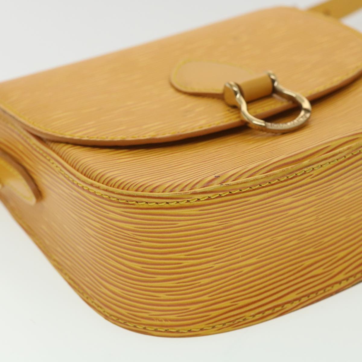 LOUIS VUITTON Epi Saint Cloud PM Shoulder Bag Yellow M52219 LV ai688