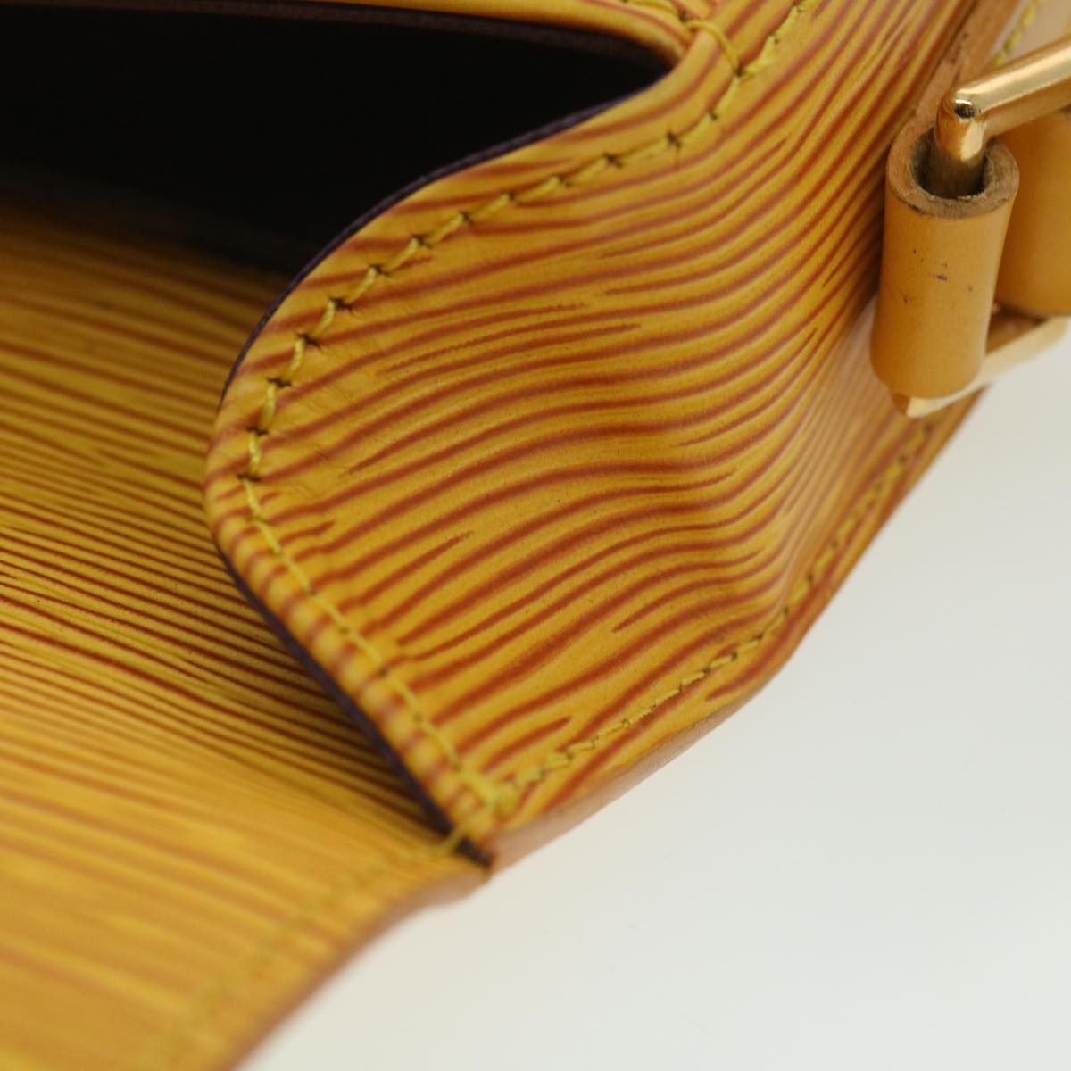 LOUIS VUITTON Epi Saint Cloud PM Shoulder Bag Yellow M52219 LV ai688