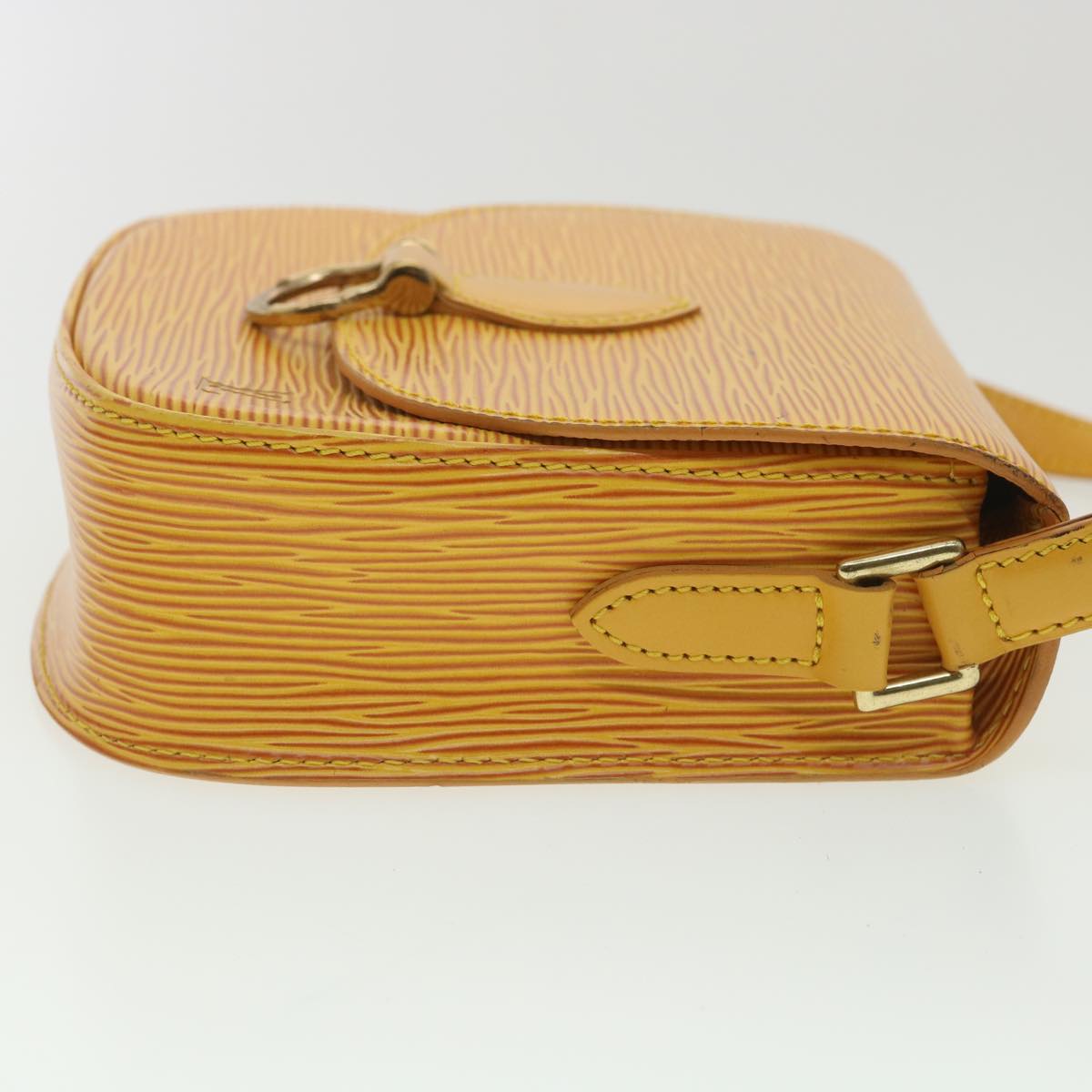 LOUIS VUITTON Epi Saint Cloud PM Shoulder Bag Yellow M52219 LV ai688