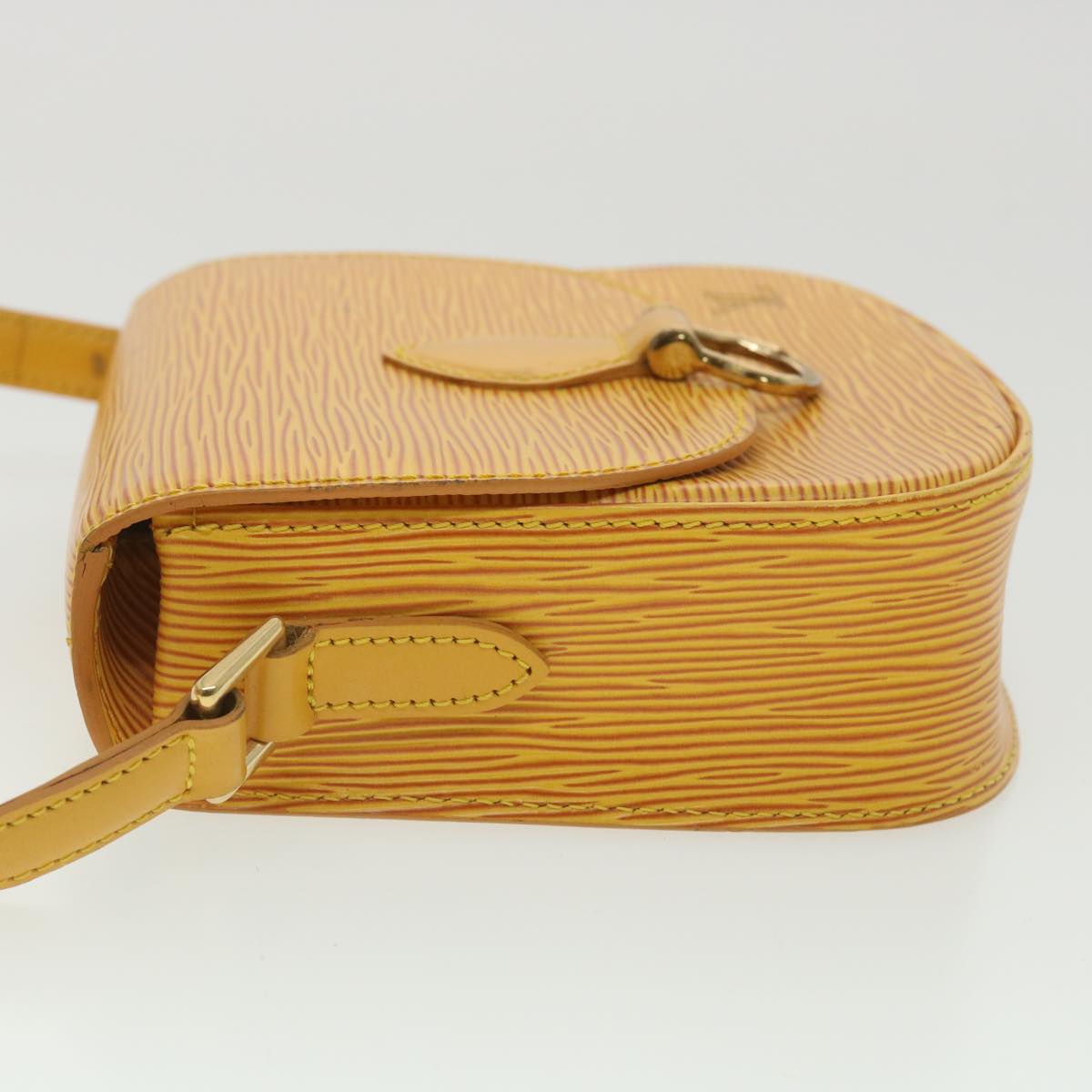 LOUIS VUITTON Epi Saint Cloud PM Shoulder Bag Yellow M52219 LV ai688