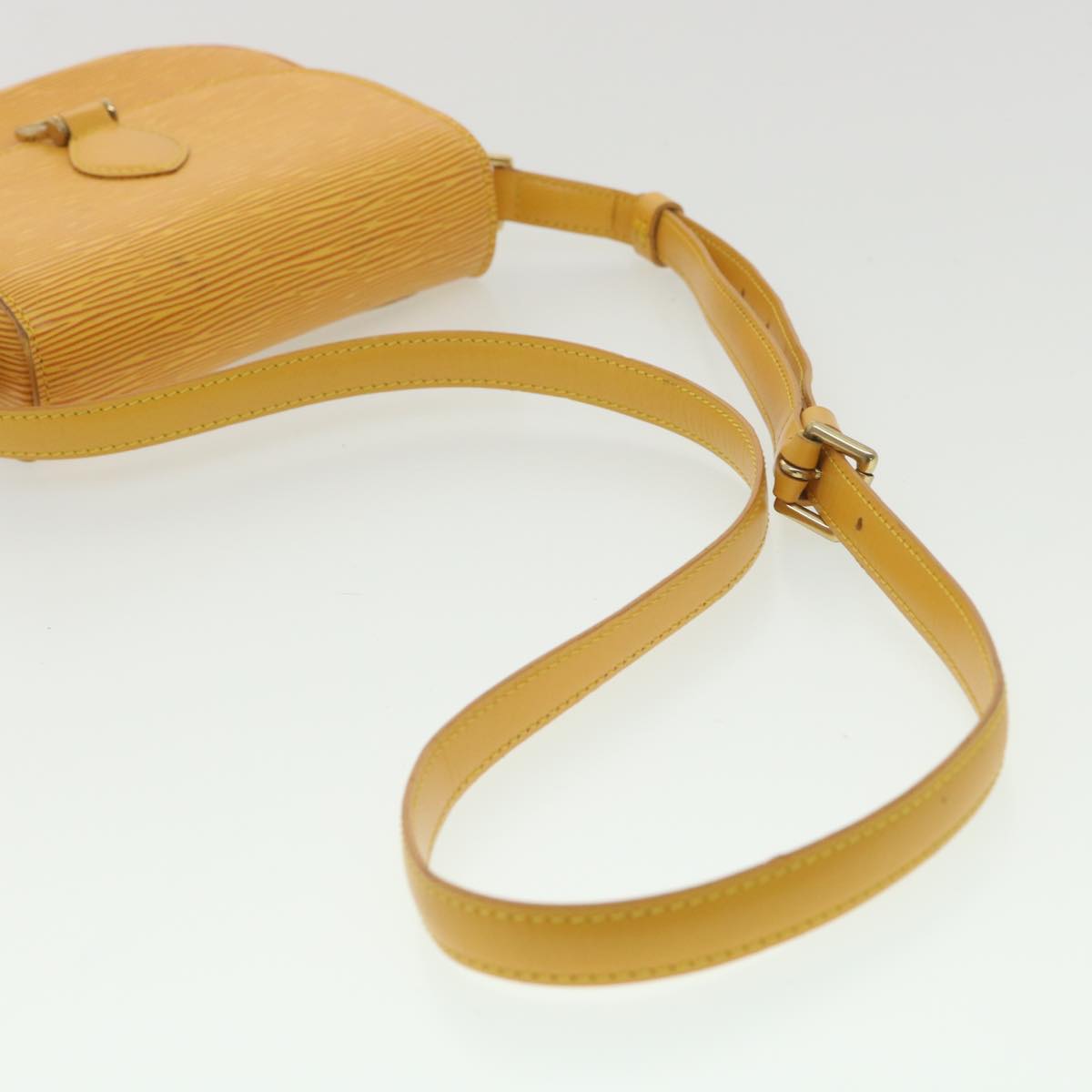 LOUIS VUITTON Epi Saint Cloud PM Shoulder Bag Yellow M52219 LV ai688