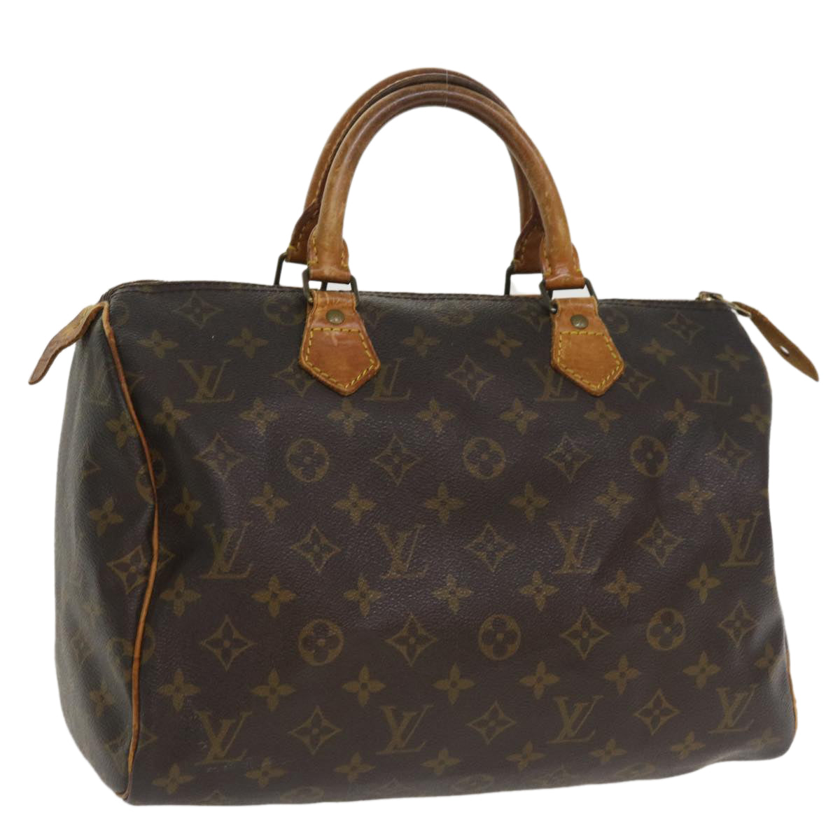 LOUIS VUITTON Monogram Speedy 30 Hand Bag M41526 LV tp595