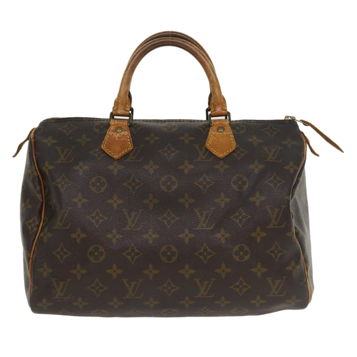 LOUIS VUITTON Monogram Speedy 30 Hand Bag M41526 LV tp595