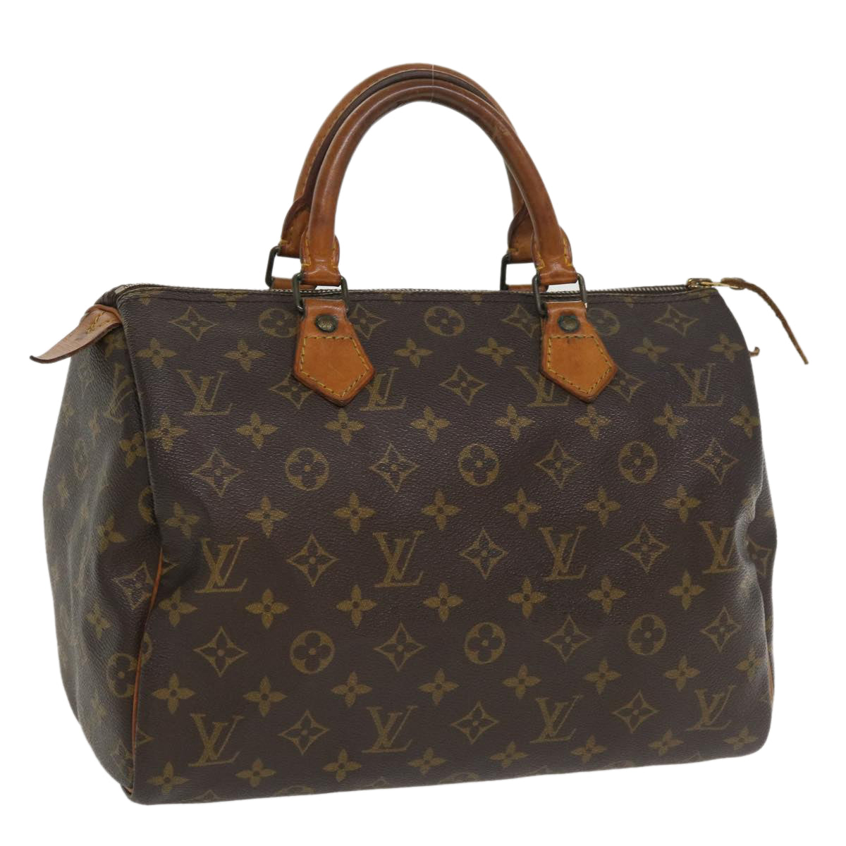 LOUIS VUITTON Monogram Speedy 30 Hand Bag M41526 LV tp596