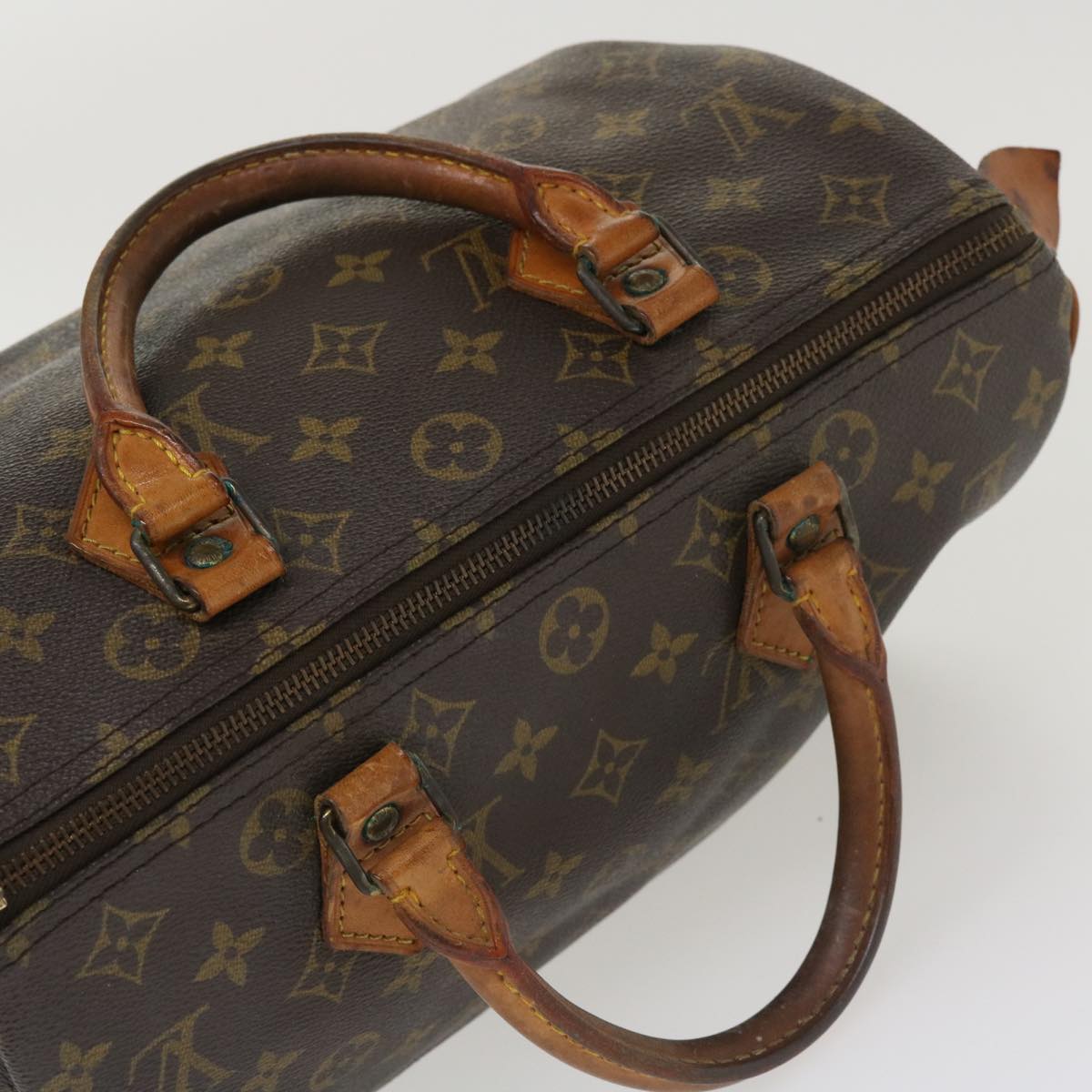 LOUIS VUITTON Monogram Speedy 30 Hand Bag M41526 LV tp596