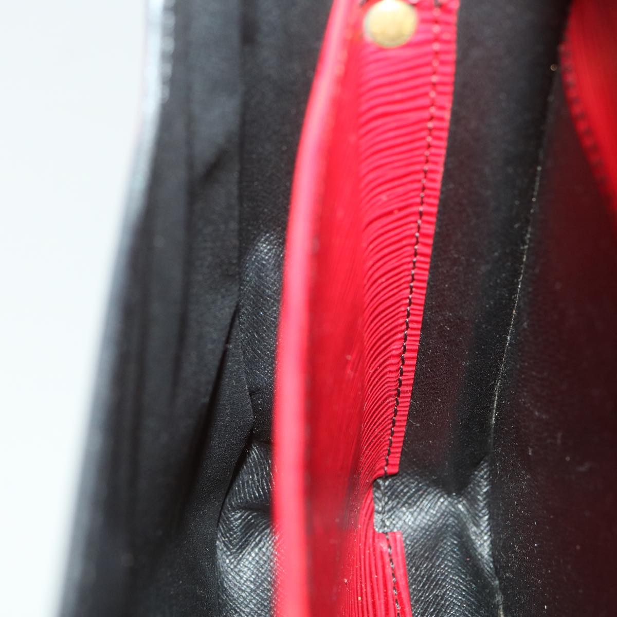 LOUIS VUITTON Epi Cartouchiere MM Shoulder Bag Red M52247 LV tp610