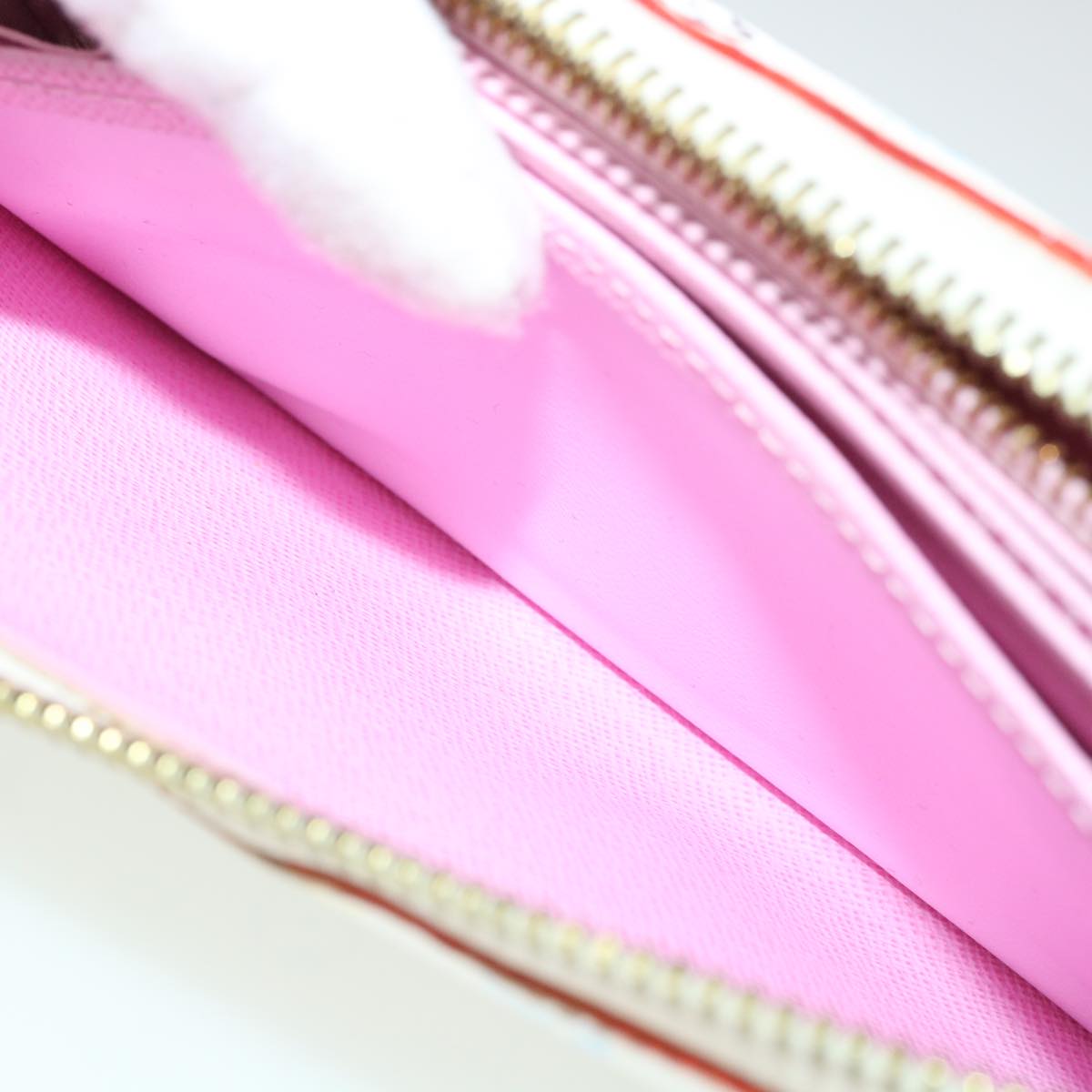 LOUIS VUITTON Monogram Multicolor Zippy Wallet Wallet White M60241 tp612