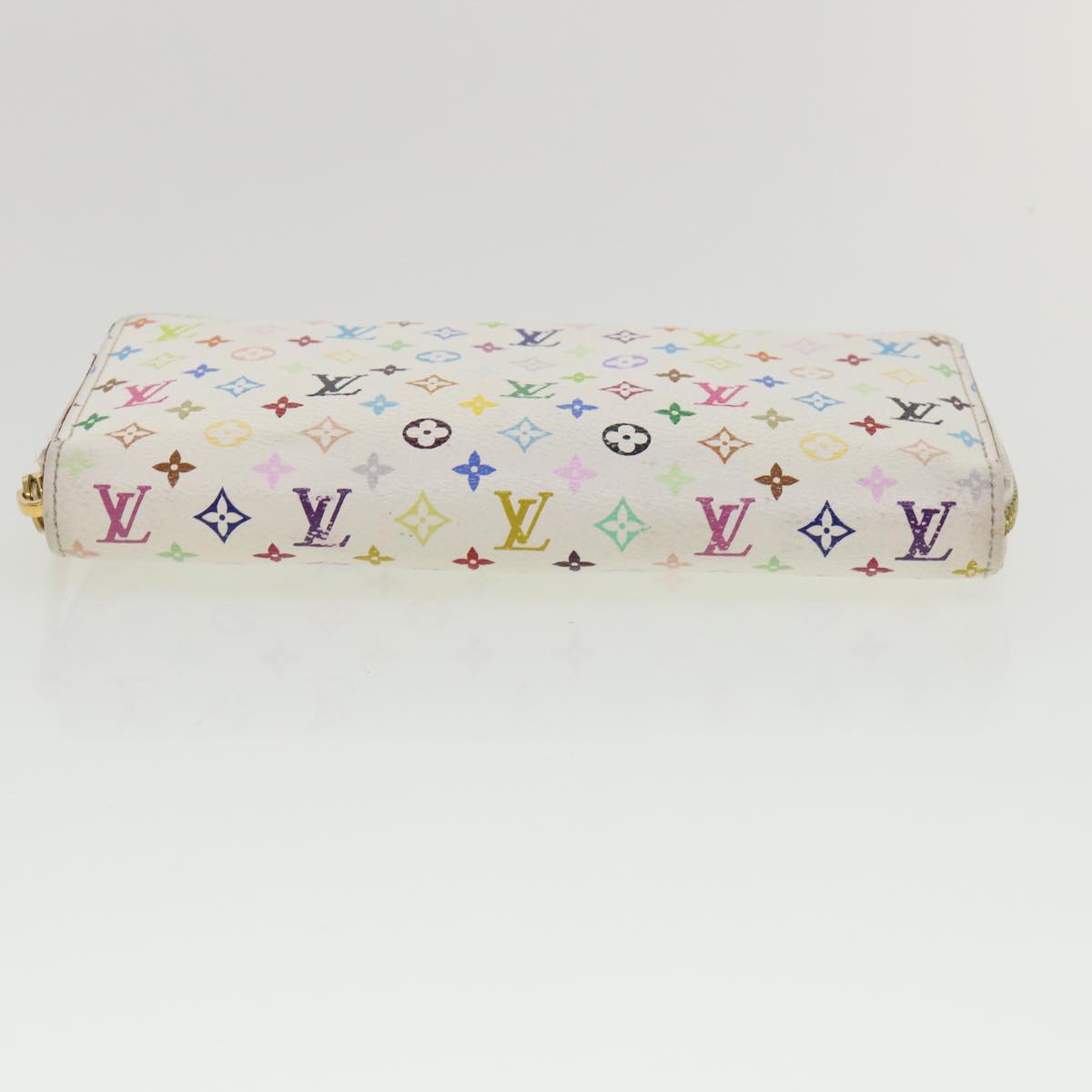 LOUIS VUITTON Monogram Multicolor Zippy Wallet Wallet White M60241 tp612