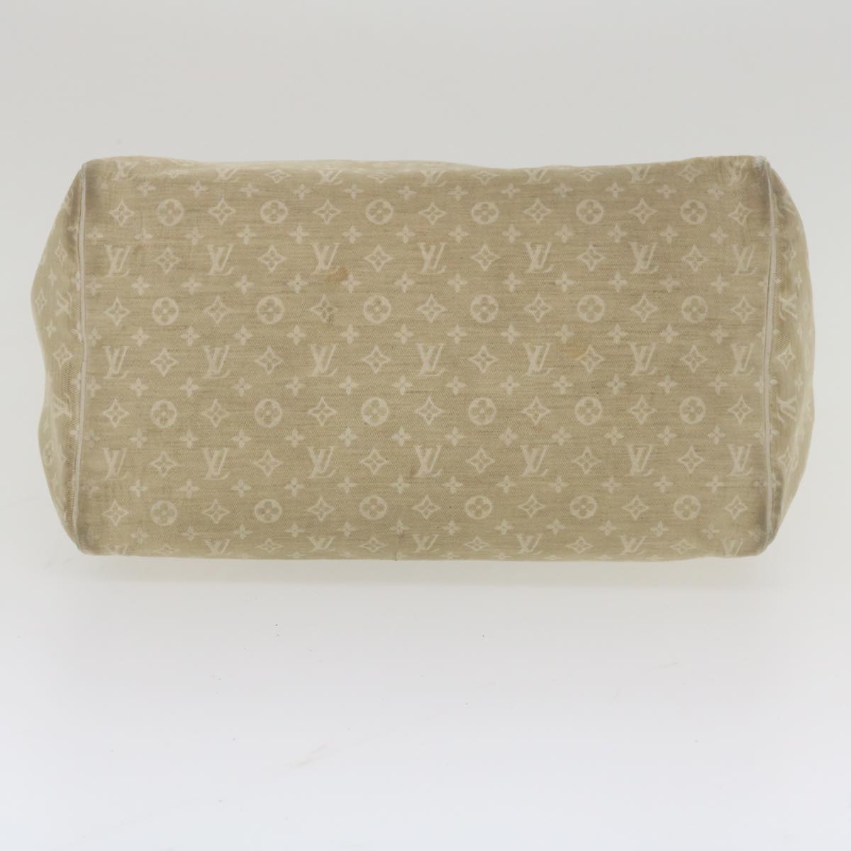 LOUIS VUITTON Monogram Mini Lin Speedy 30 Hand Bag White M95319 LV tp613