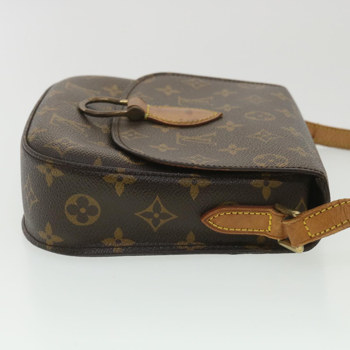 LOUIS VUITTON Monogram Saint Cloud MM Shoulder Bag M51243 LV tp614