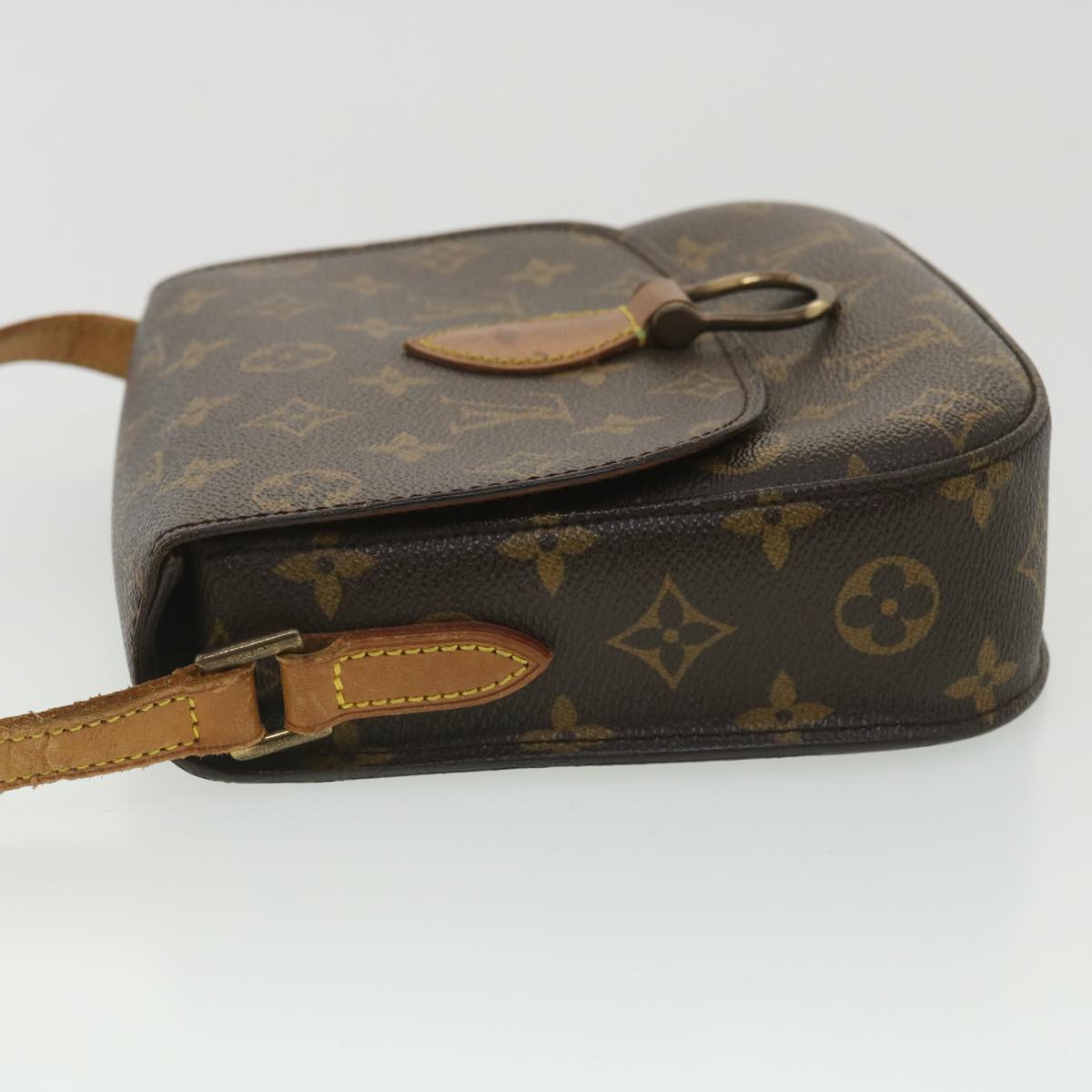 LOUIS VUITTON Monogram Saint Cloud MM Shoulder Bag M51243 LV tp614