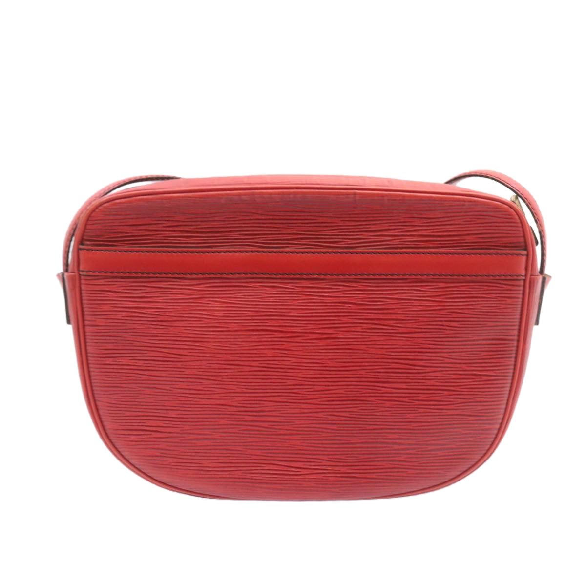 LOUIS VUITTON Epi June Feuille Shoulder Bag Red M52157 LV ts022