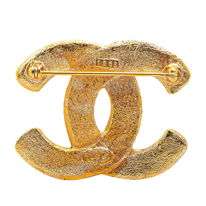 Chanel Coco Mark Gold Brooch