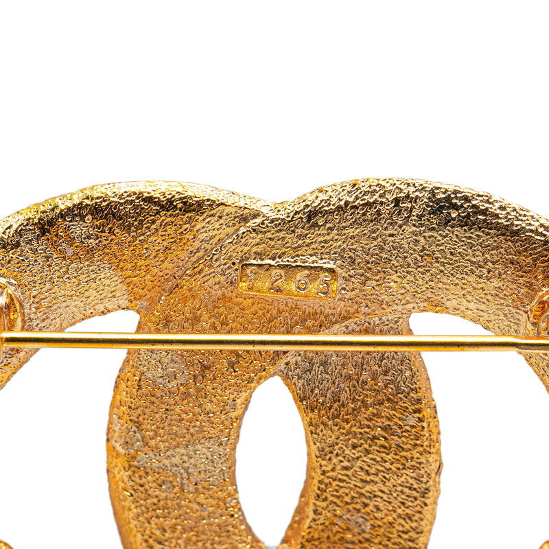 Chanel Coco Mark Gold Brooch