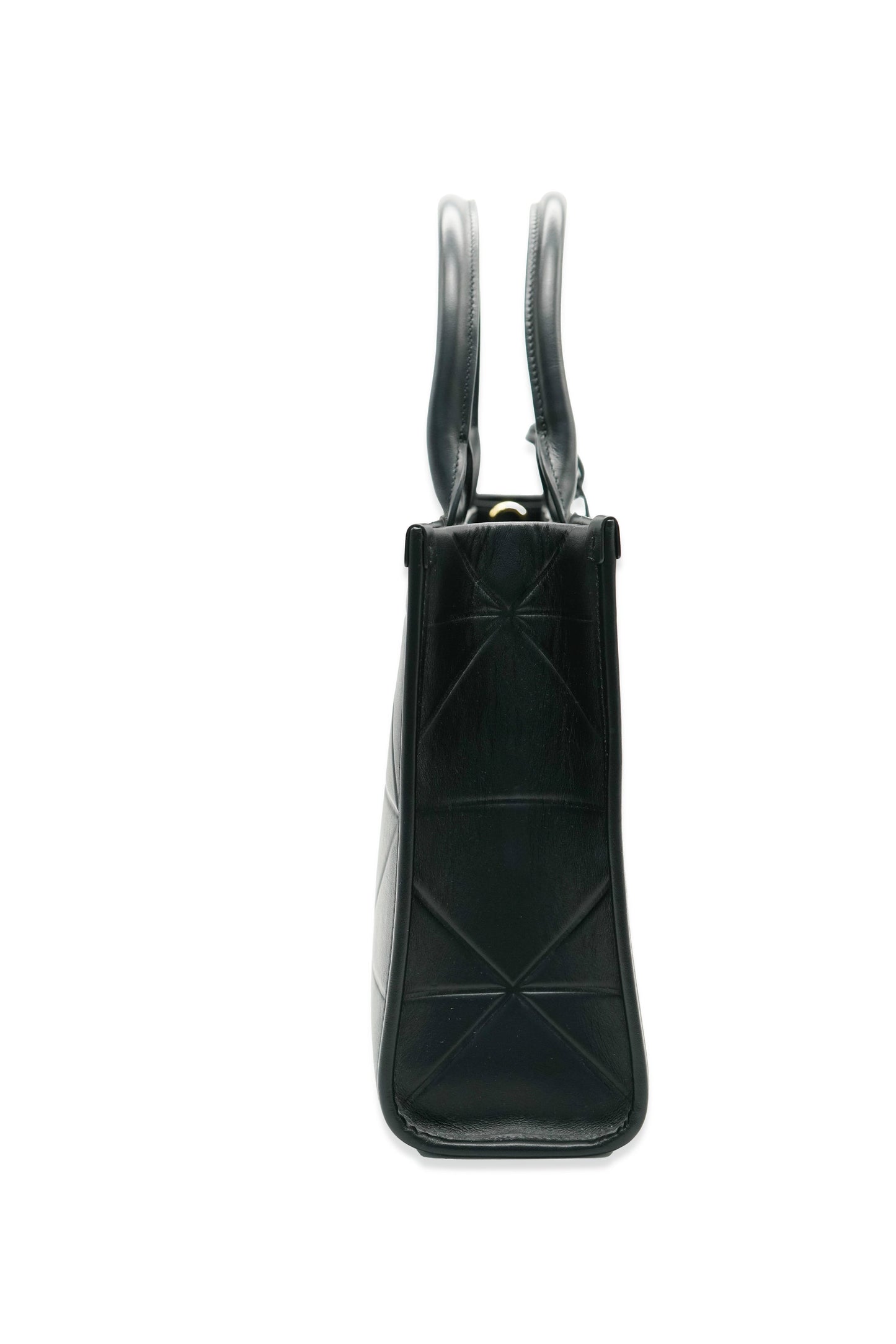 Luxury PradaBlack Soft Calfskin Small Symbole Tote