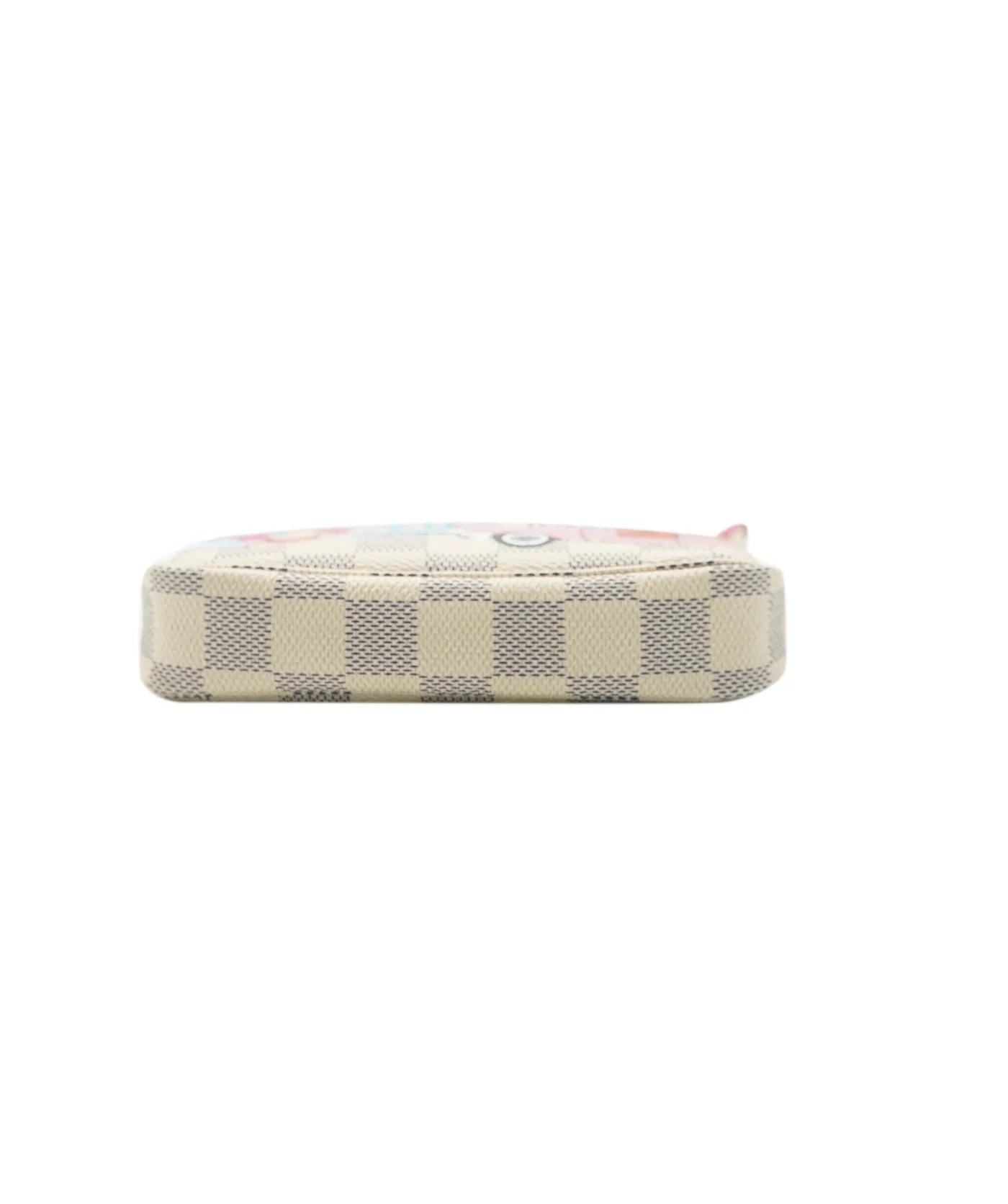 Louis Vuitton Damier Azur Canvas Christmas Animation Mini Pochette Accessories
