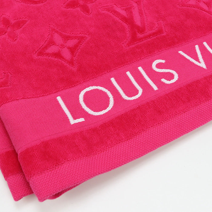 LOUIS VUITTON M77514 towel LV Vacation Beach Towel bath towel cotton pink Women