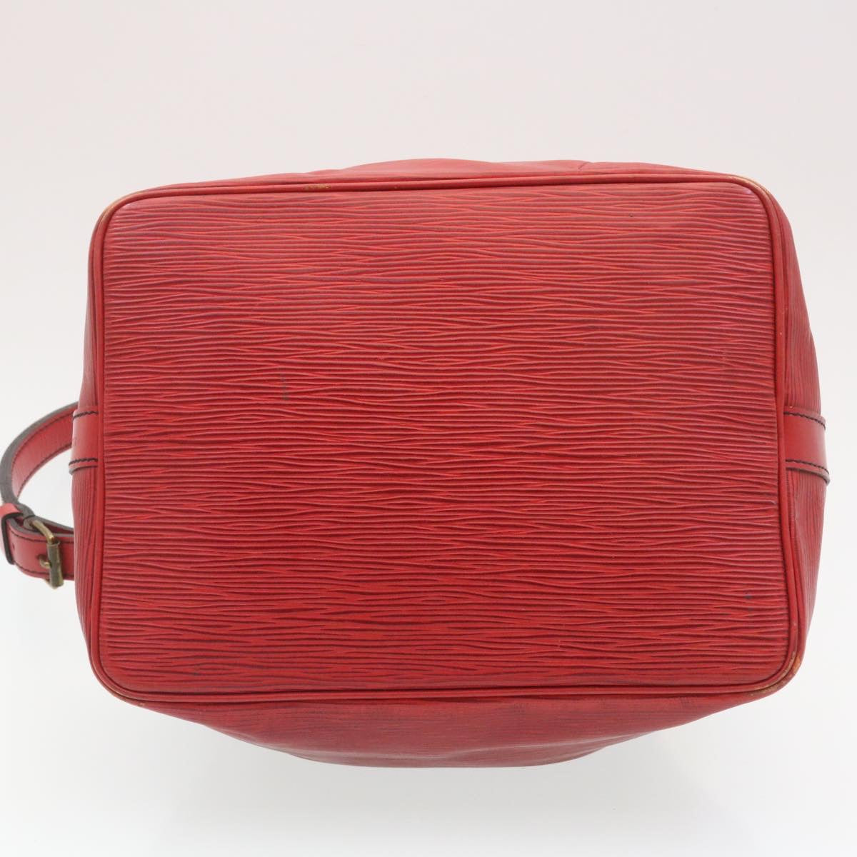 LOUIS VUITTON Epi Petit Noe Shoulder Bag Red M44107 LV uy003