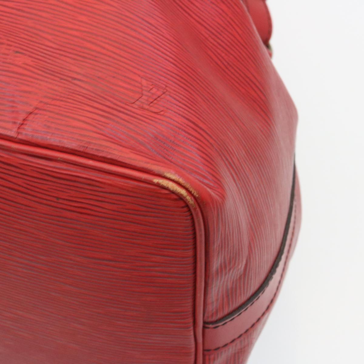 LOUIS VUITTON Epi Petit Noe Shoulder Bag Red M44107 LV uy003
