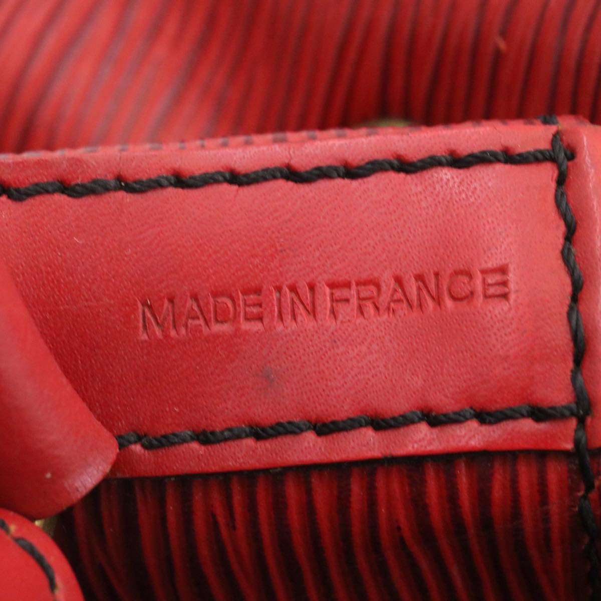 LOUIS VUITTON Epi Petit Noe Shoulder Bag Red M44107 LV uy003