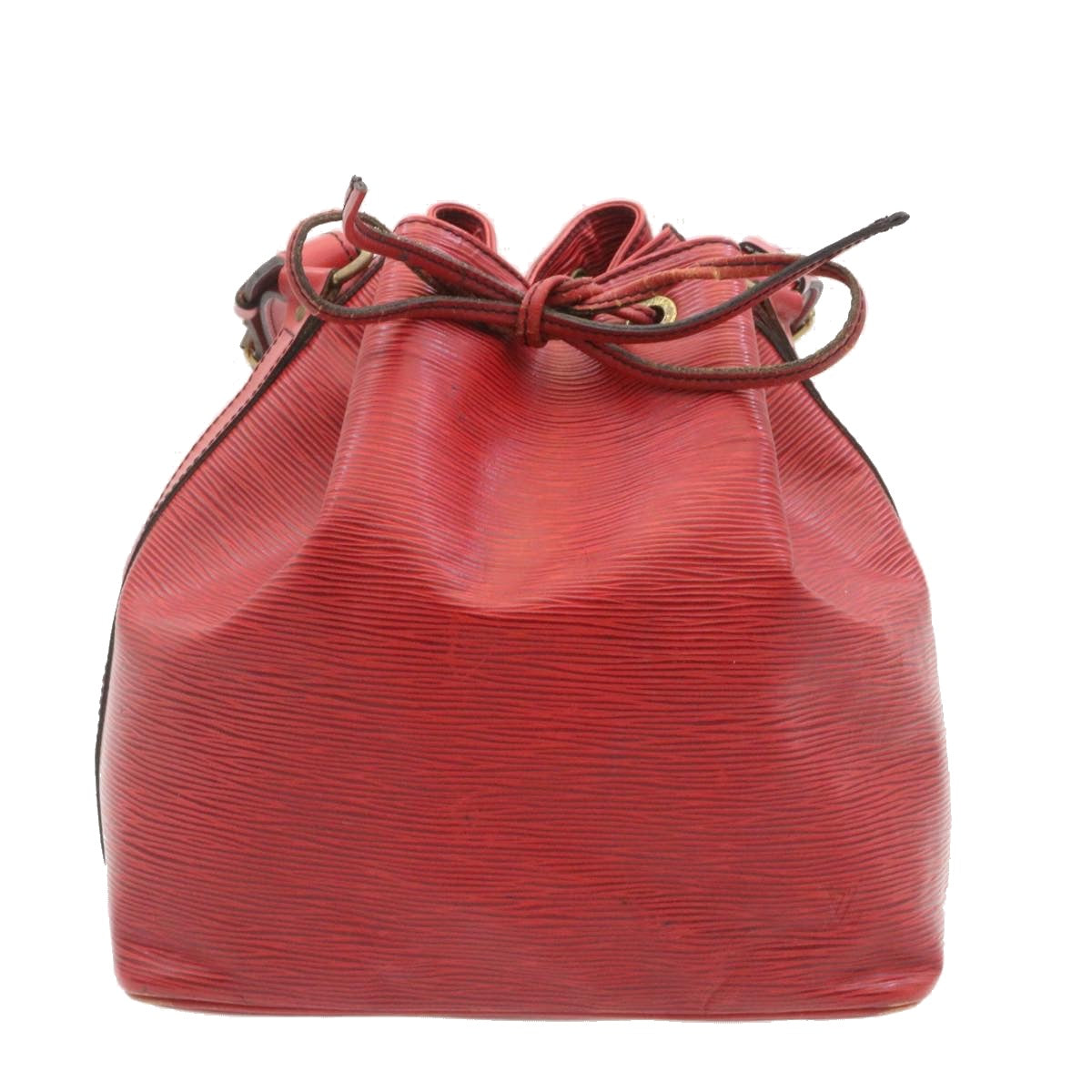 LOUIS VUITTON Epi Petit Noe Shoulder Bag Red M44107 LV uy003