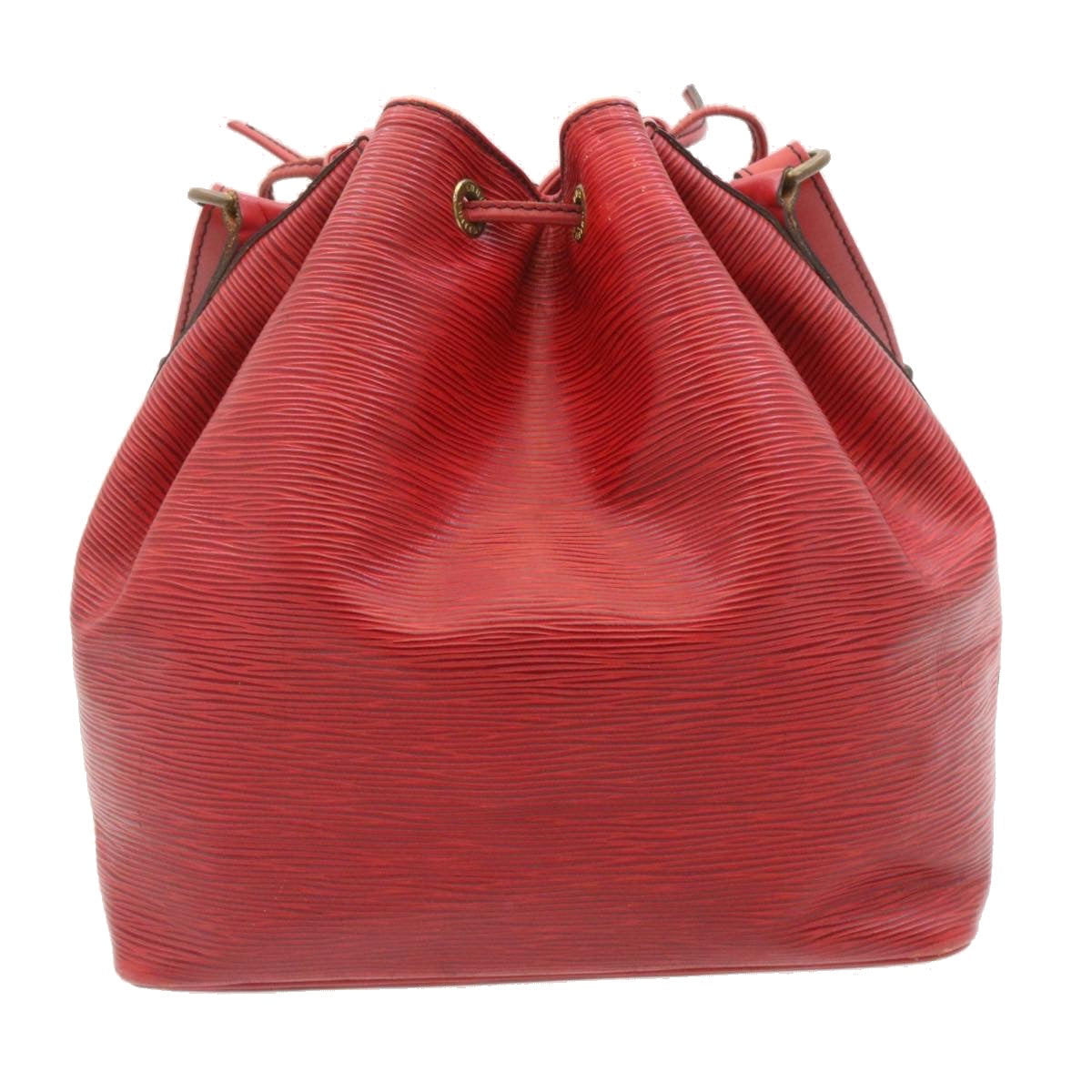 LOUIS VUITTON Epi Petit Noe Shoulder Bag Red M44107 LV uy003