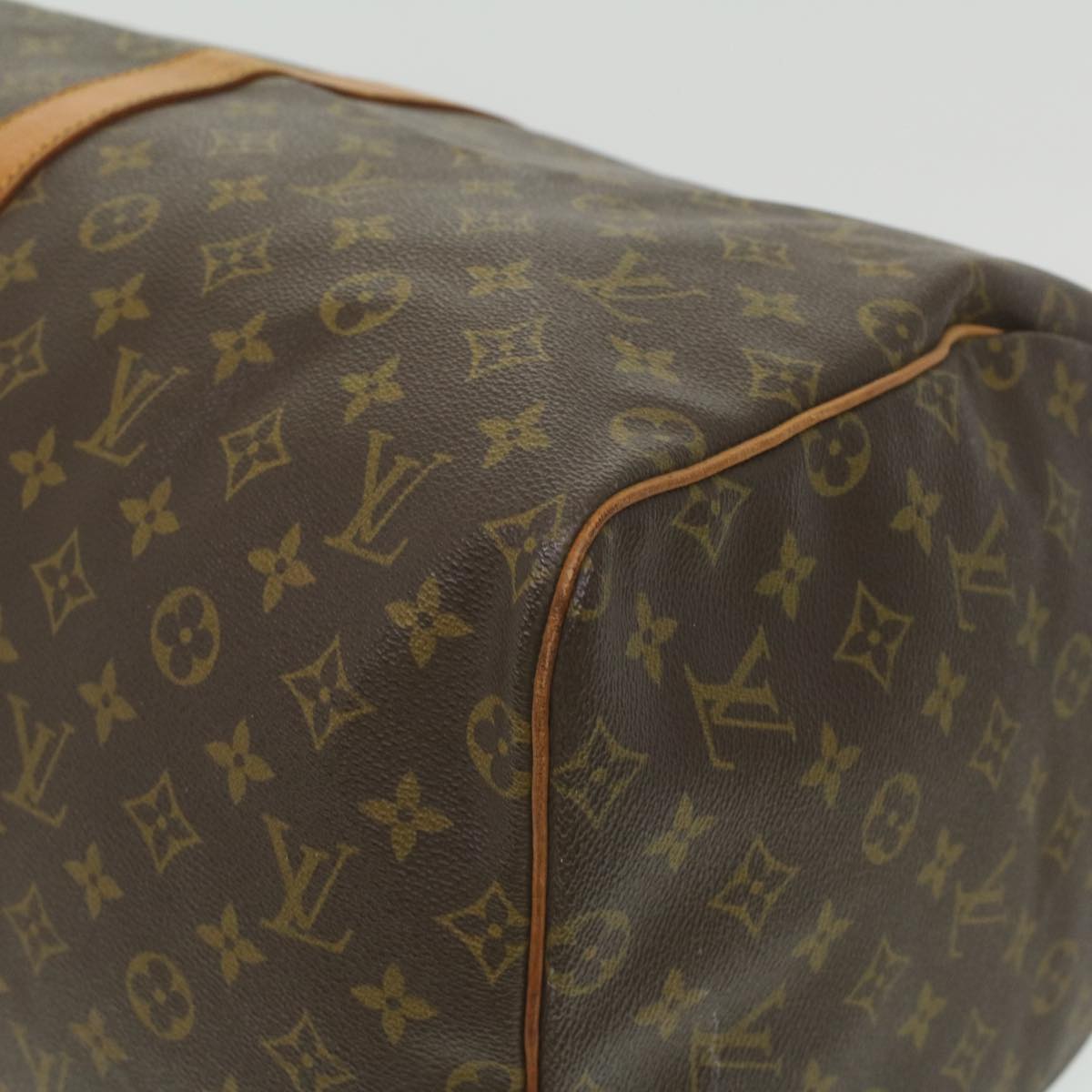 LOUIS VUITTON Monogram Keepall 55 Boston Bag Vintage M41424 LV uy082