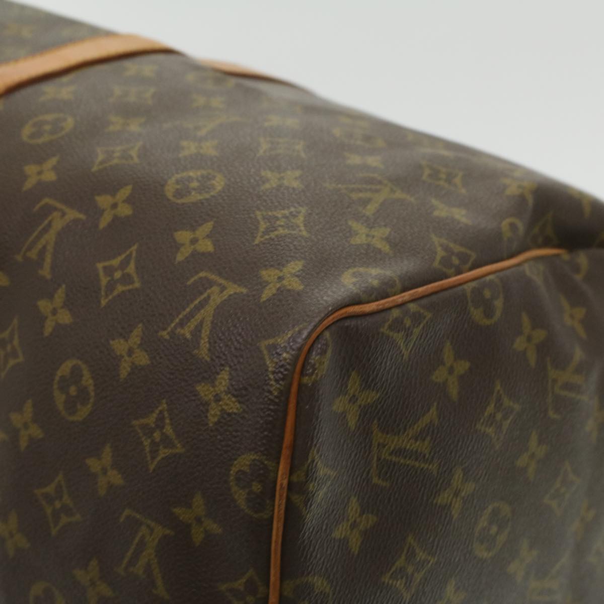 LOUIS VUITTON Monogram Keepall 55 Boston Bag Vintage M41424 LV uy082