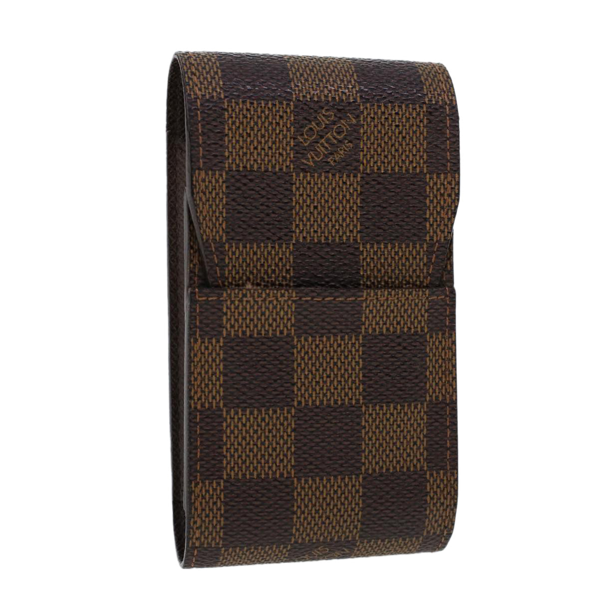 LOUIS VUITTON Damier Ebene Etui Cigarette Case N63024 LV uy119